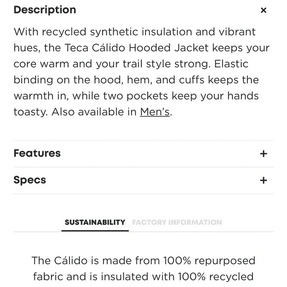 Cotopaxi Teca Calido Reversible Hooded Jacket - Large - Picture 6 of 8